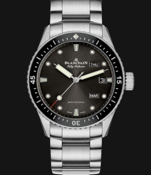 Blancpain Fifty Fathoms Bathyscaphe Quantième Annuel Replica Watch 5071 1110 71S